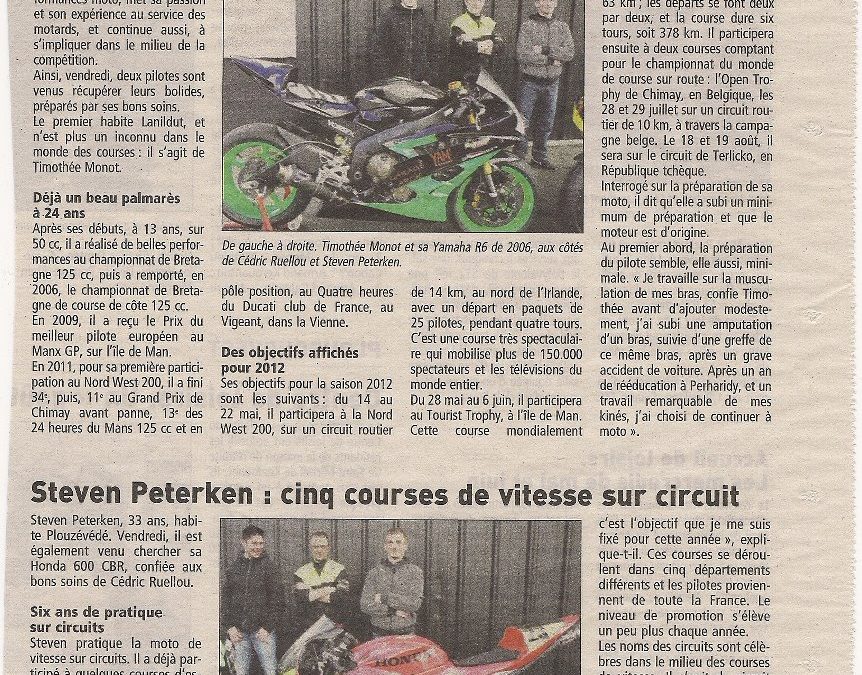 Compétition de moto