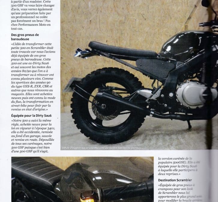 Suzuki 500 GSF: La routière devenue Scrambler