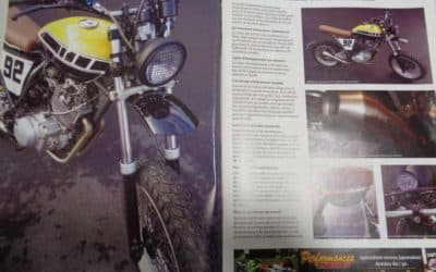 Modification Yamaha 600XT »scrambler »  une des dern…