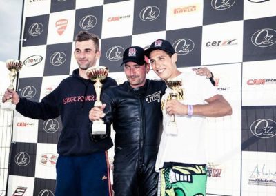 Un des podiums de Steven en 2012 - Performance Moto 2012