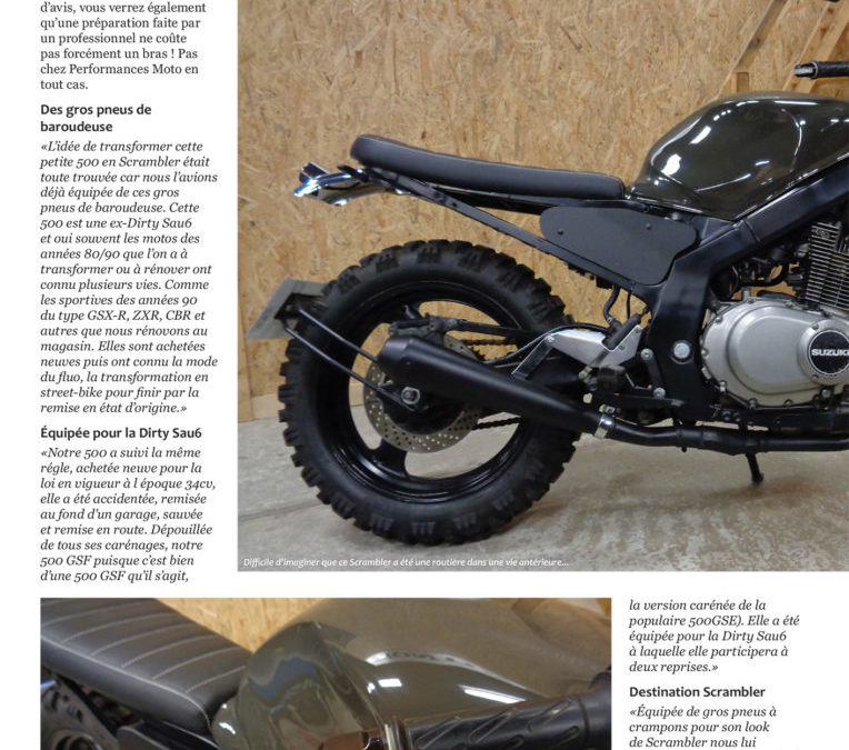 Suzuki 500 GSF : la routière devenue Scrambler