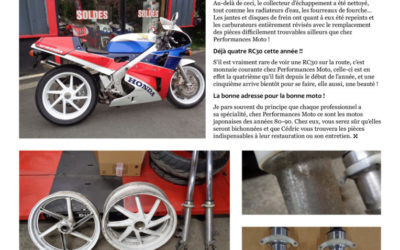 Les Honda RC30, un classic chez Performances Moto !