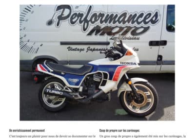 MM31 Une Honda CX 650 Turbo 1 - Une Honda CX 650 Turbo chez Performances Moto !