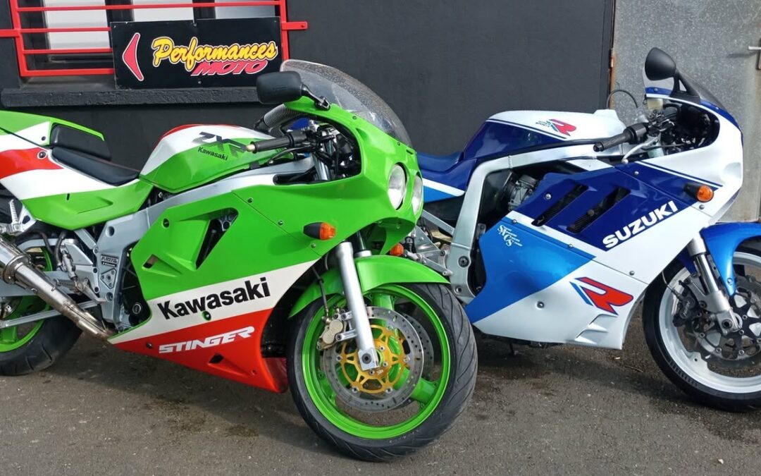 ZXR stinger VS GSXR sacs les 750 de légende…